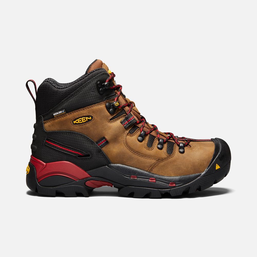 Keen Trekking Bot Erkek Kahverengi/Siyah - Csa Hamilton Waterproof (Carbon-Fiber Toe) - Türkiye VHOM